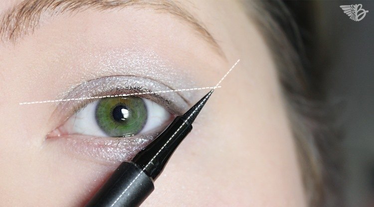 Dessinez correctement l'eye-liner