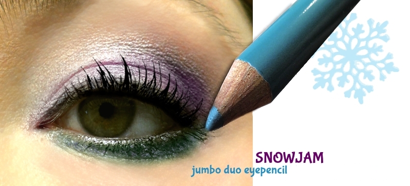 Look mit dem türkis Kajal aus der essence SnowJam trend edition