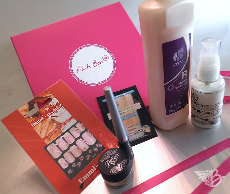 pinkbox März 2012 alle Produkte