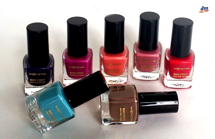 Max Factor Max Effect Mini Nail Polishes