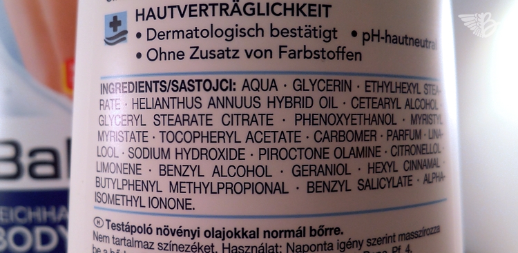 BALEA lotion corporelle légère et lait corporel riche