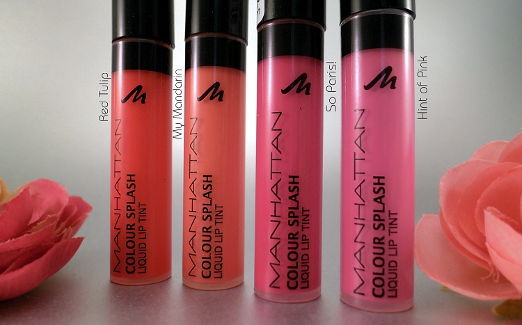 Manhattan Colour Splash Liquid Lip Tints