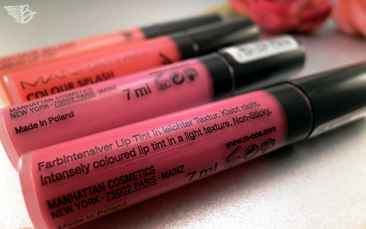 Manhattan Colour Splash Liquid Lip Tints