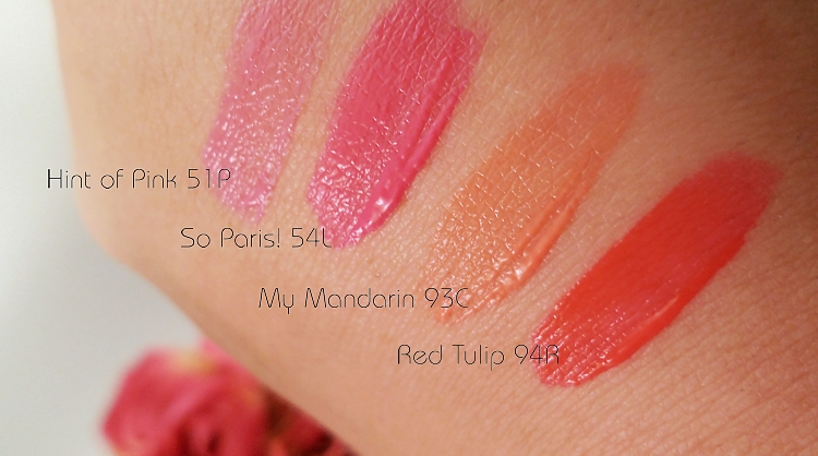 Manhattan Colour Splash Liquid Lip Tints