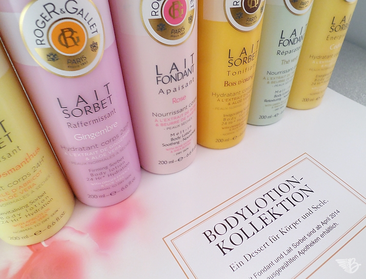 Roger&Gallet Lait Fondant und Lait Sorbet