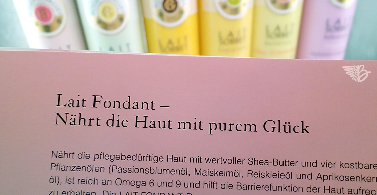 Roger&Gallet Lait Fondant und Lait Sorbet