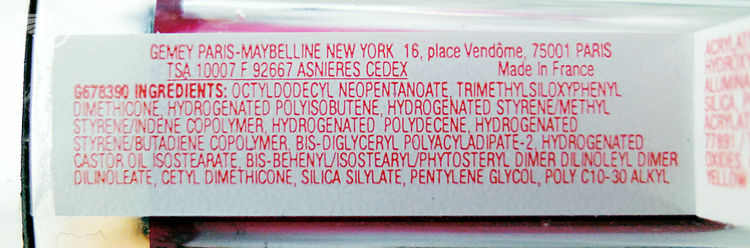 Rouge à lèvres Colour Elixir de Maybelline