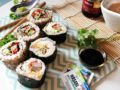 Schwenker Sushi mit Fleisch Schwushi rezept resteverwertung wasabi