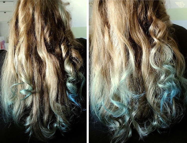 mermaid hair tutorial dipdye