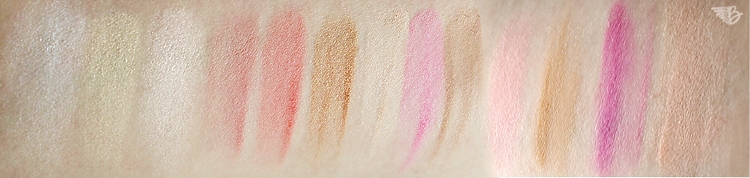 palette de visage d'échantillon