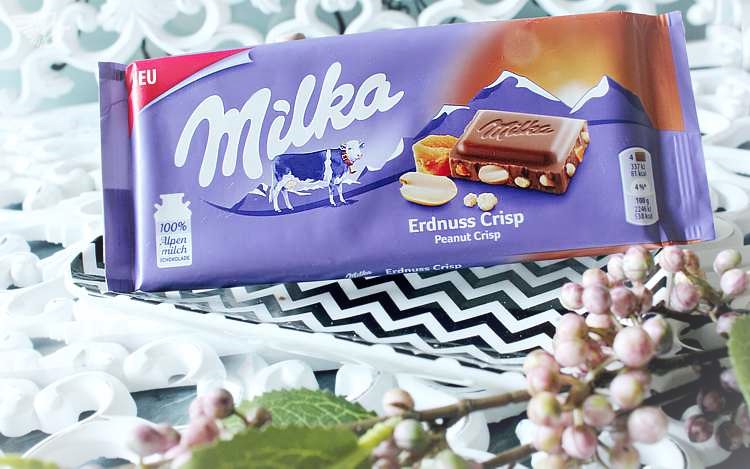 Milka Peanut Erdnuss Crisp Schokolade