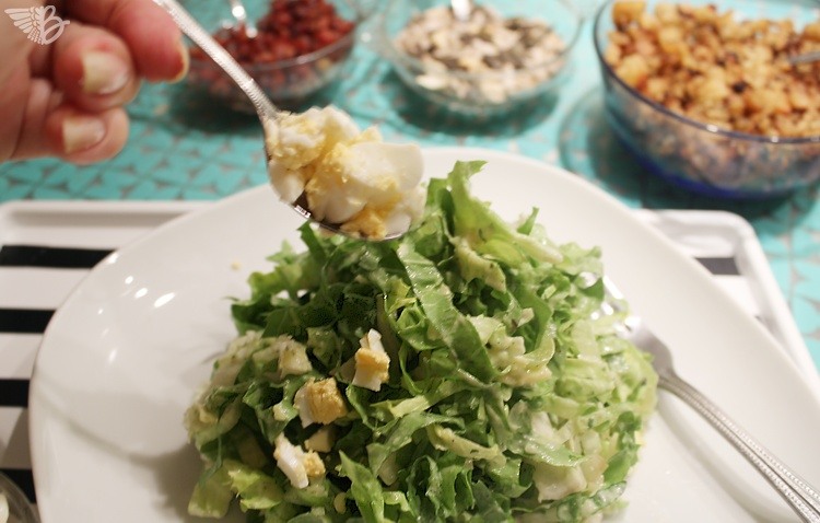 salat EDEKA Unsere heimat anrichten