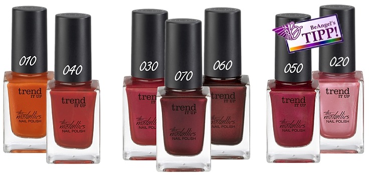 dm trend IT UP the metallics nagellacke