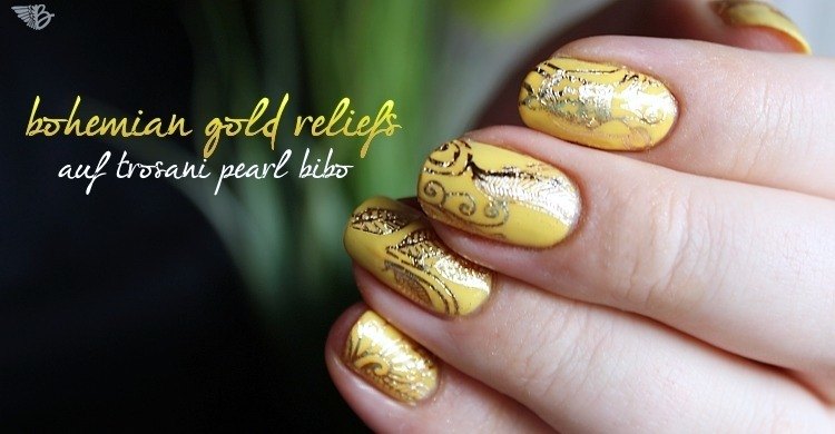  waterdecal NailArt GOLD