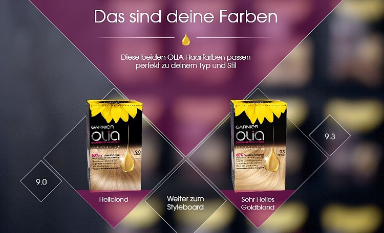 - Goldblond helles Olia Garnier Sehr - 9.3 leider nein!