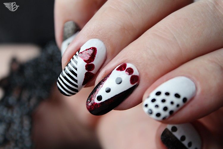 nail art one color show suit style