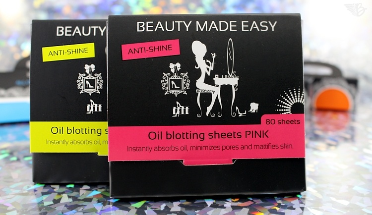 Beauty Made Easy oil blotting sheets