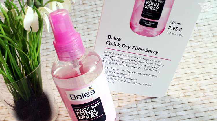 balea quickdry-föhnspray