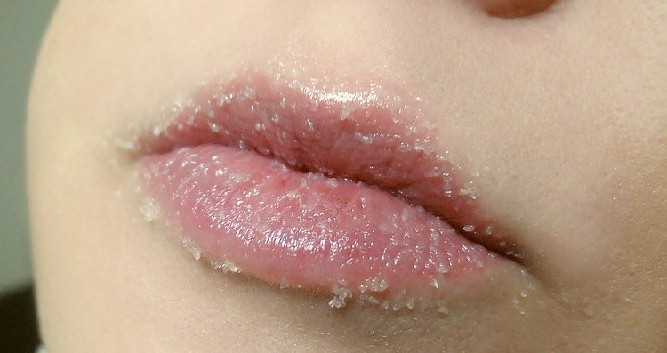 scrubbed-lips