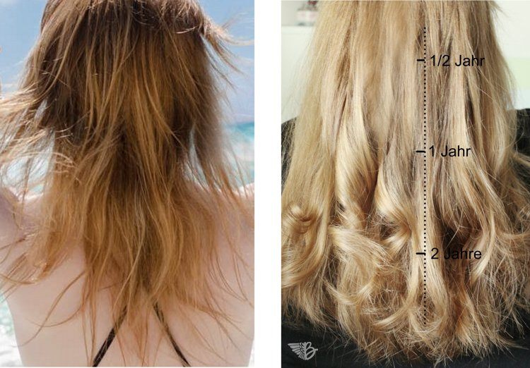 définir la comparaison des cheveux