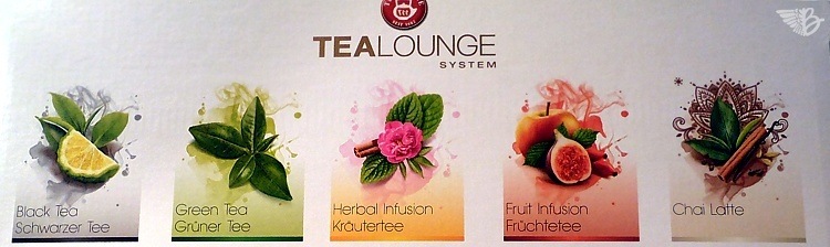 Teesorten  TEEKANNE TEALOUNGE System